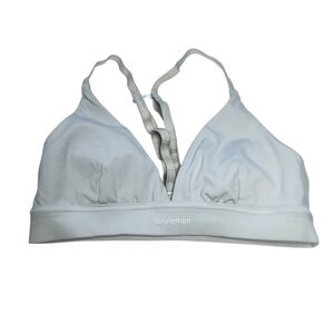 Lululemon athletica Gray License To Train Triangle Convertible Sports Bra 4